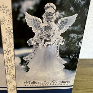 Christmas Angel Hard Plastic Rotating Colors 5.5" T Decoration